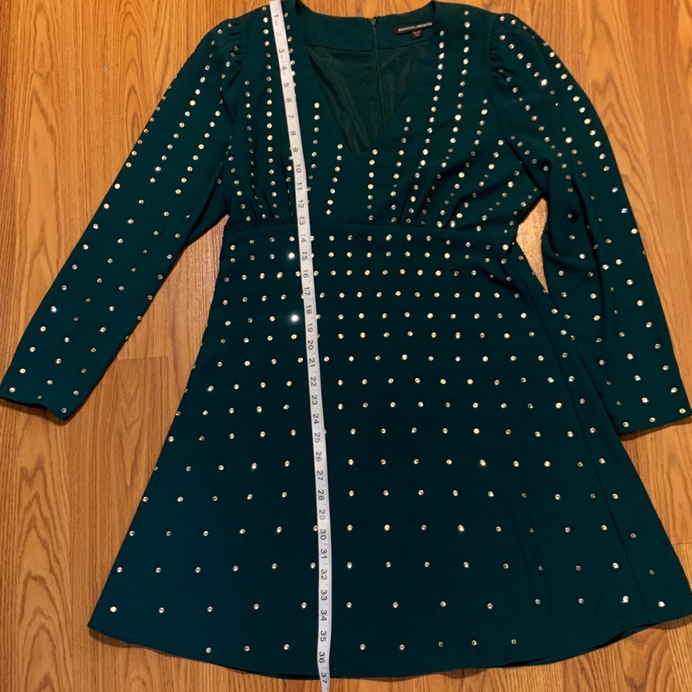 Boston Proper Rhinestone Dress - Picture 10 of 13